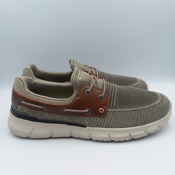Skechers Del Retto Clean Slate‎ Slip-On Boat Shoes Men's 13 Loafers Memory Foam - Picture 6 of 13